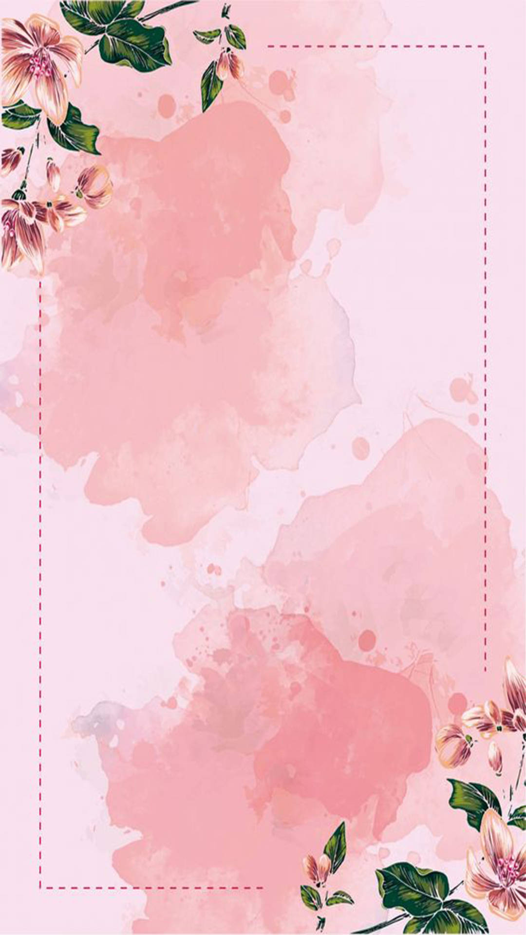 Instagram Story, watercolor, pink, Full HD Phone Wallpaper