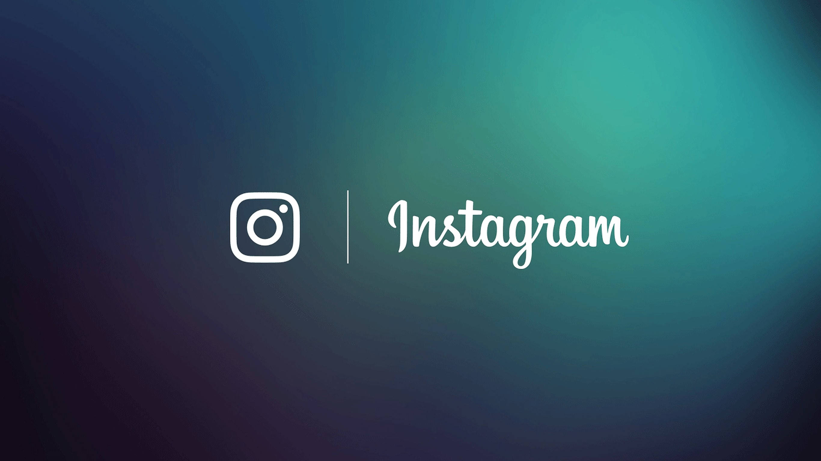 Instagram, teal, purple, 2K Desktop Wallpaper
