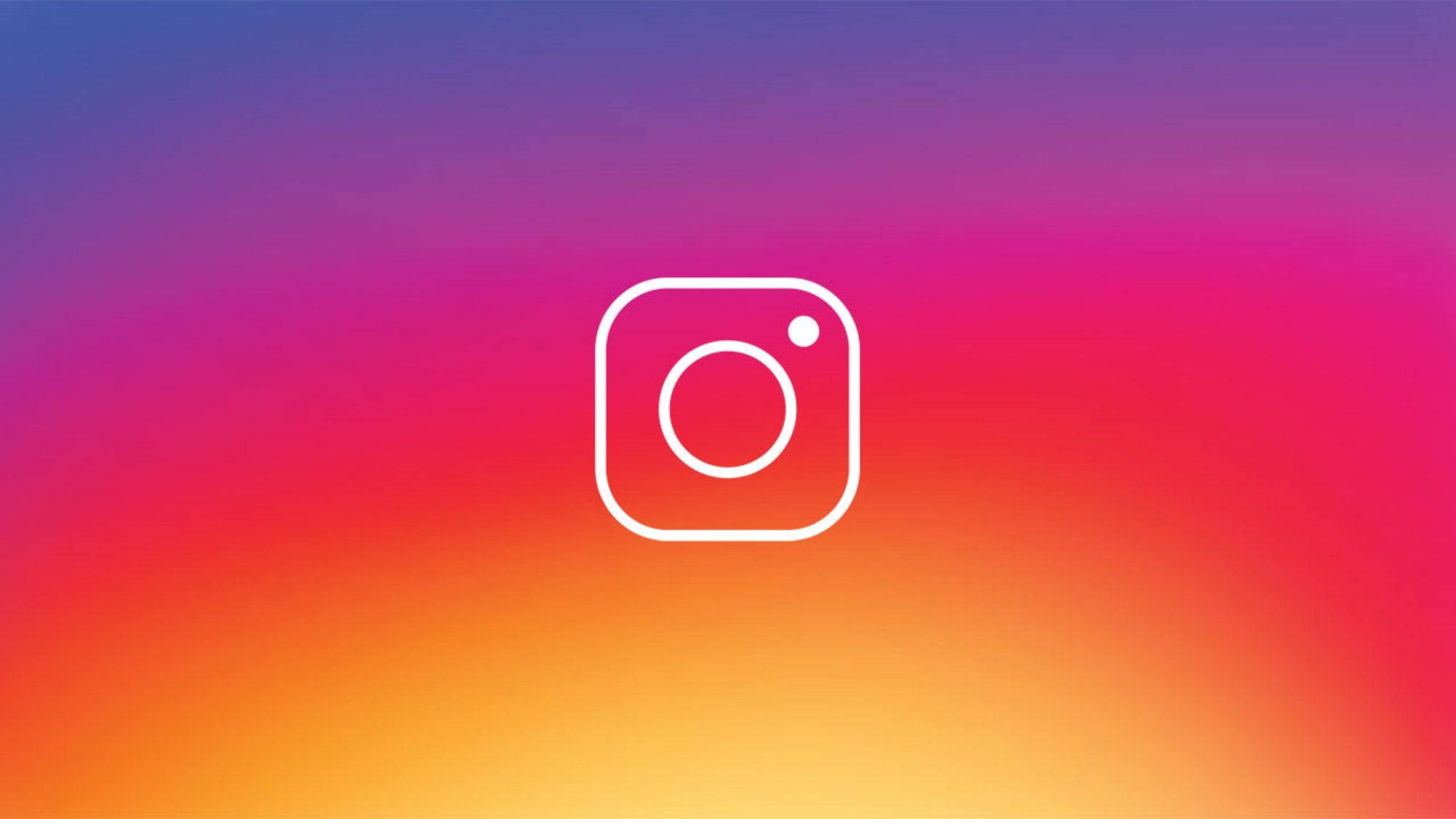 Instagram, orange pink gradient, vibrant gradient, Full HD Desktop Wallpaper