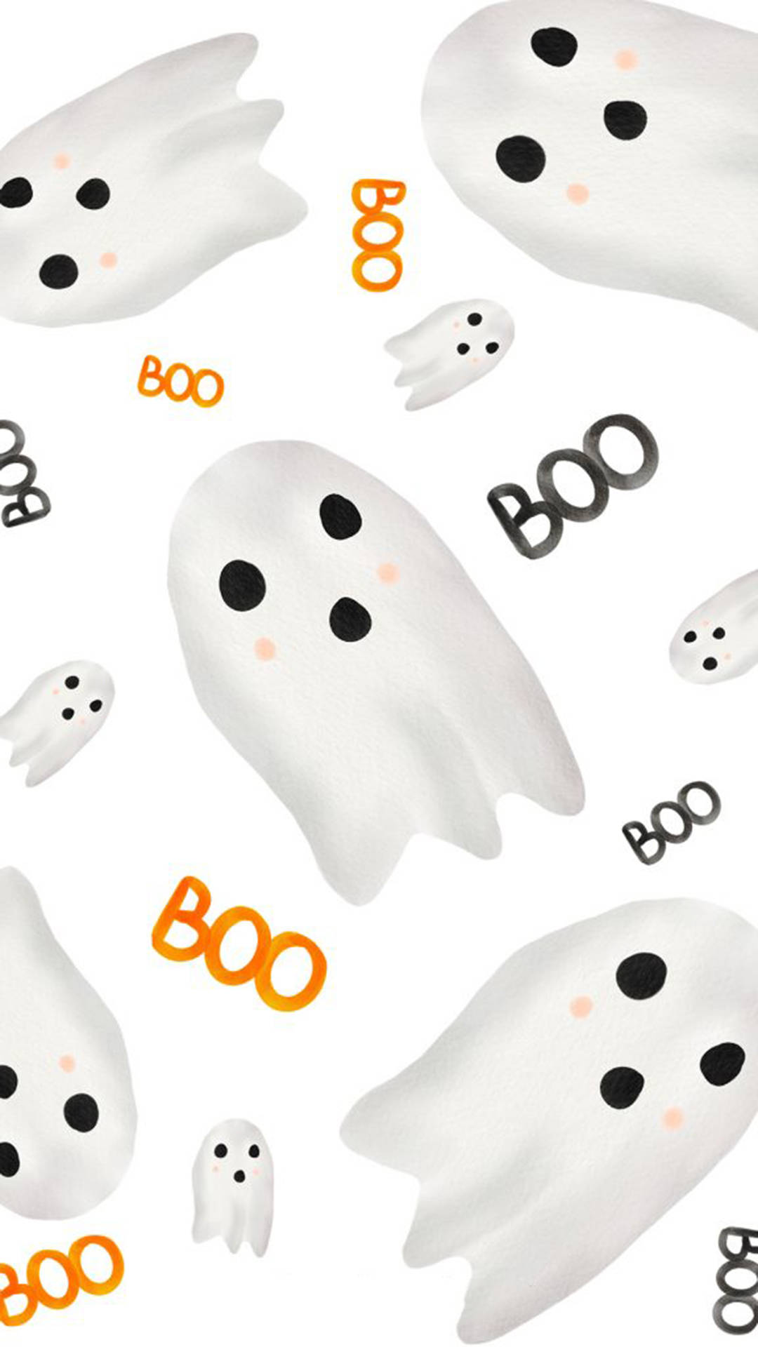 Instagram Story, Halloween, ghost pattern, Full HD Phone Wallpaper