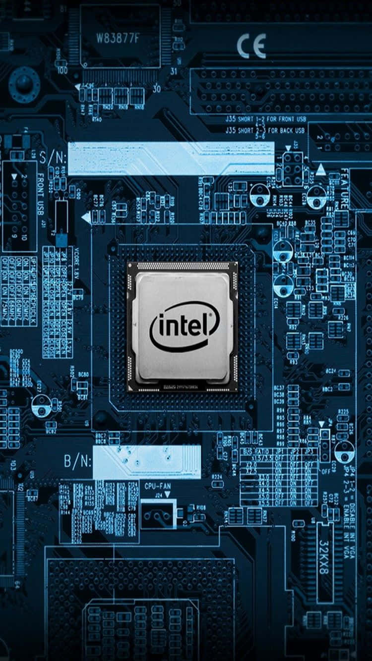 Intel, chipset, circuit board, HD Phone Wallpaper