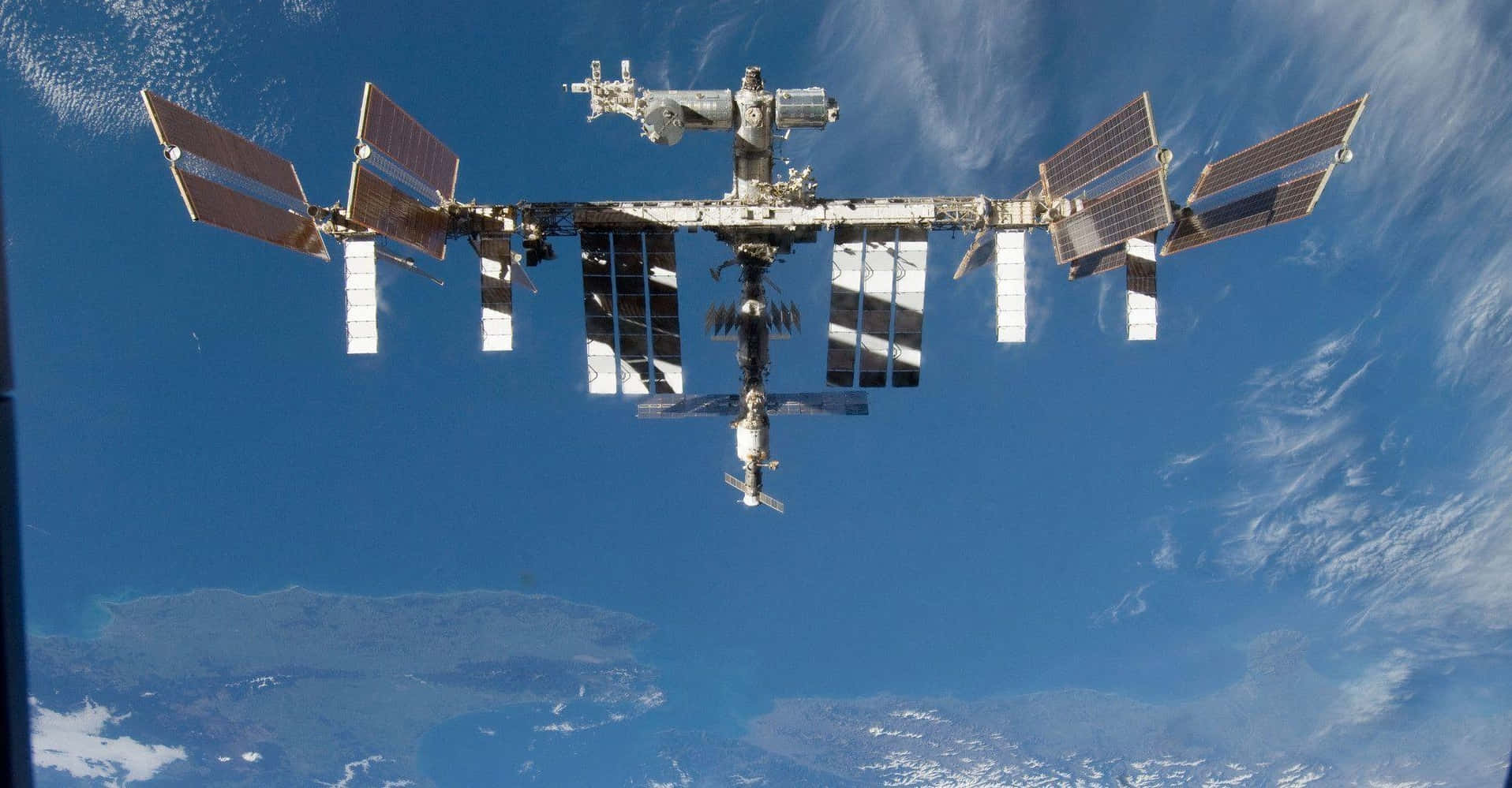 International Space Station, Earth, solar panels, HD Desktop Wallpaper