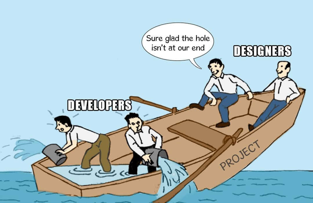 Internet Meme, cartoon illustration, developers, SD Desktop Wallpaper
