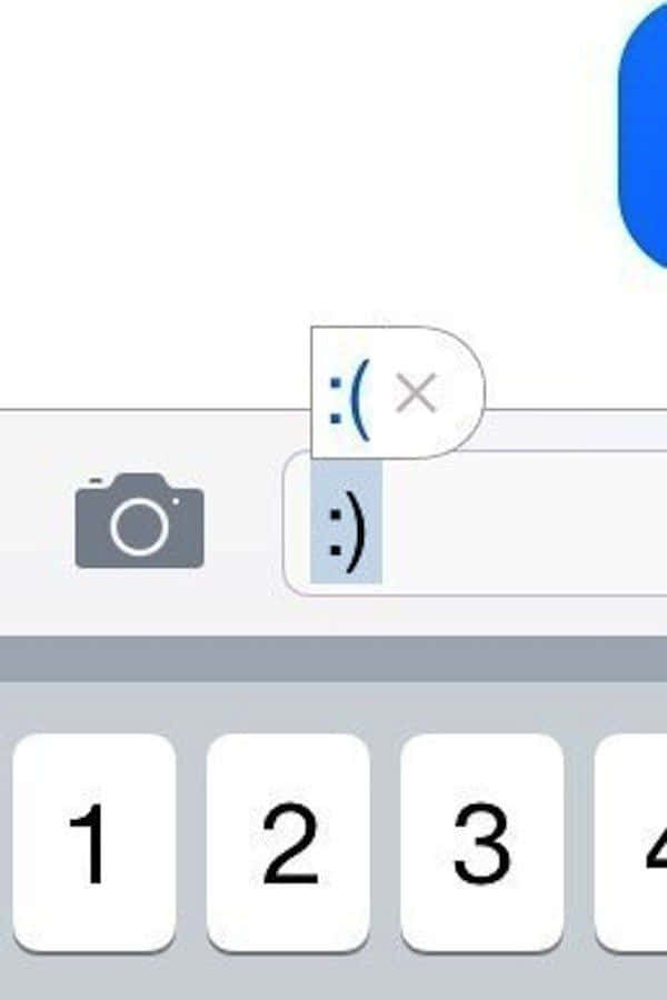 smartphone keyboard, sad face emoji, happy face emoji, SD Phone Wallpaper