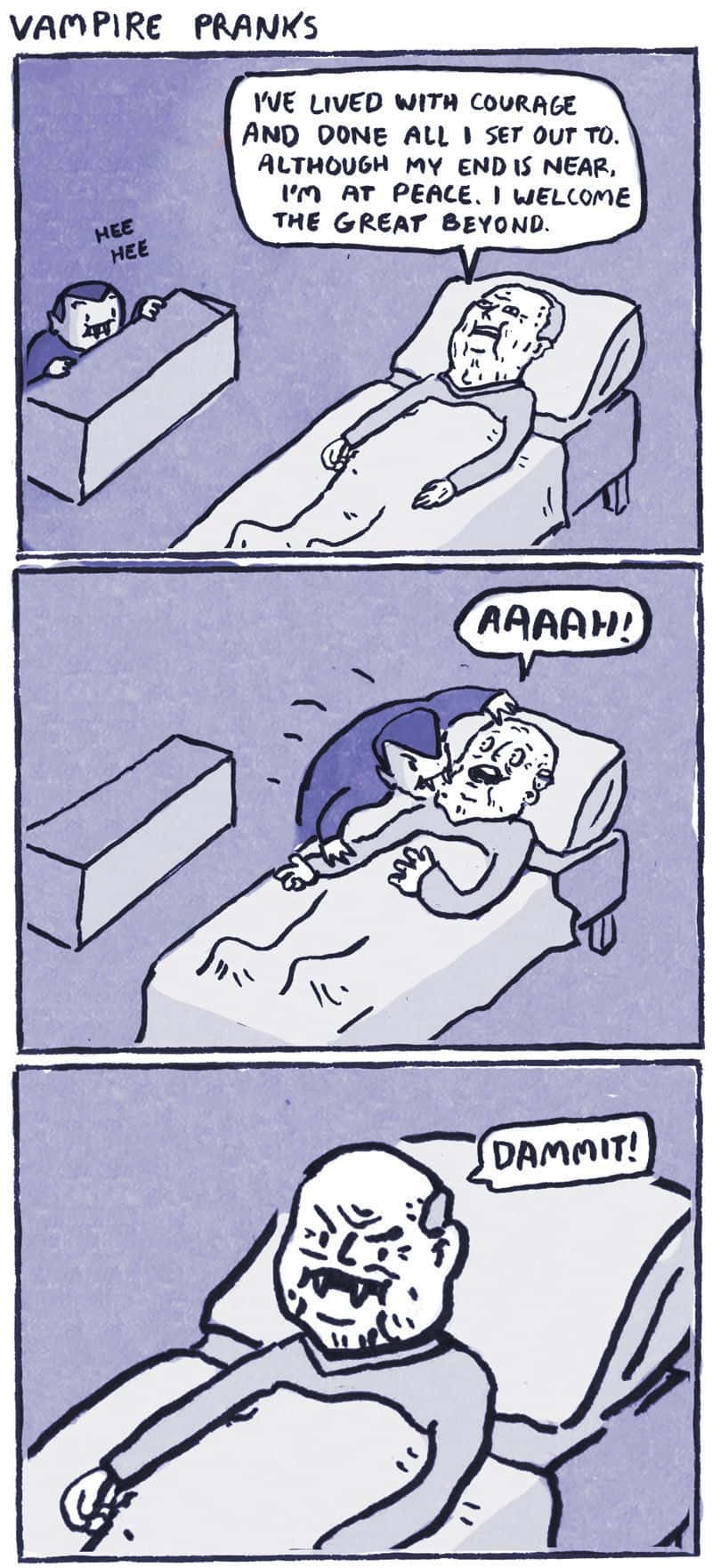 Internet Meme, vampire prank, child jumps on sleeping man's chest, HD Phone Wallpaper