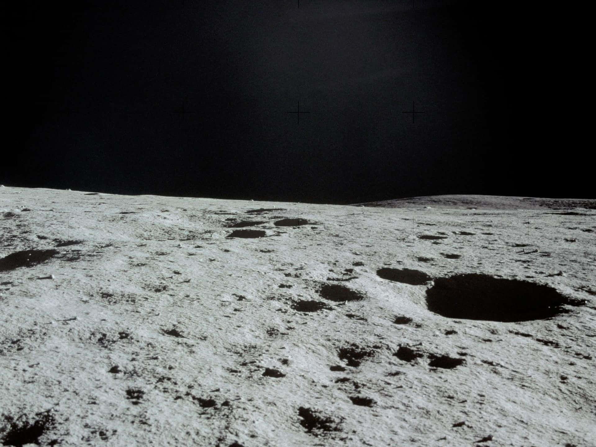 Interstellar Travel, lunar landscape, craters, Full HD Desktop Wallpaper