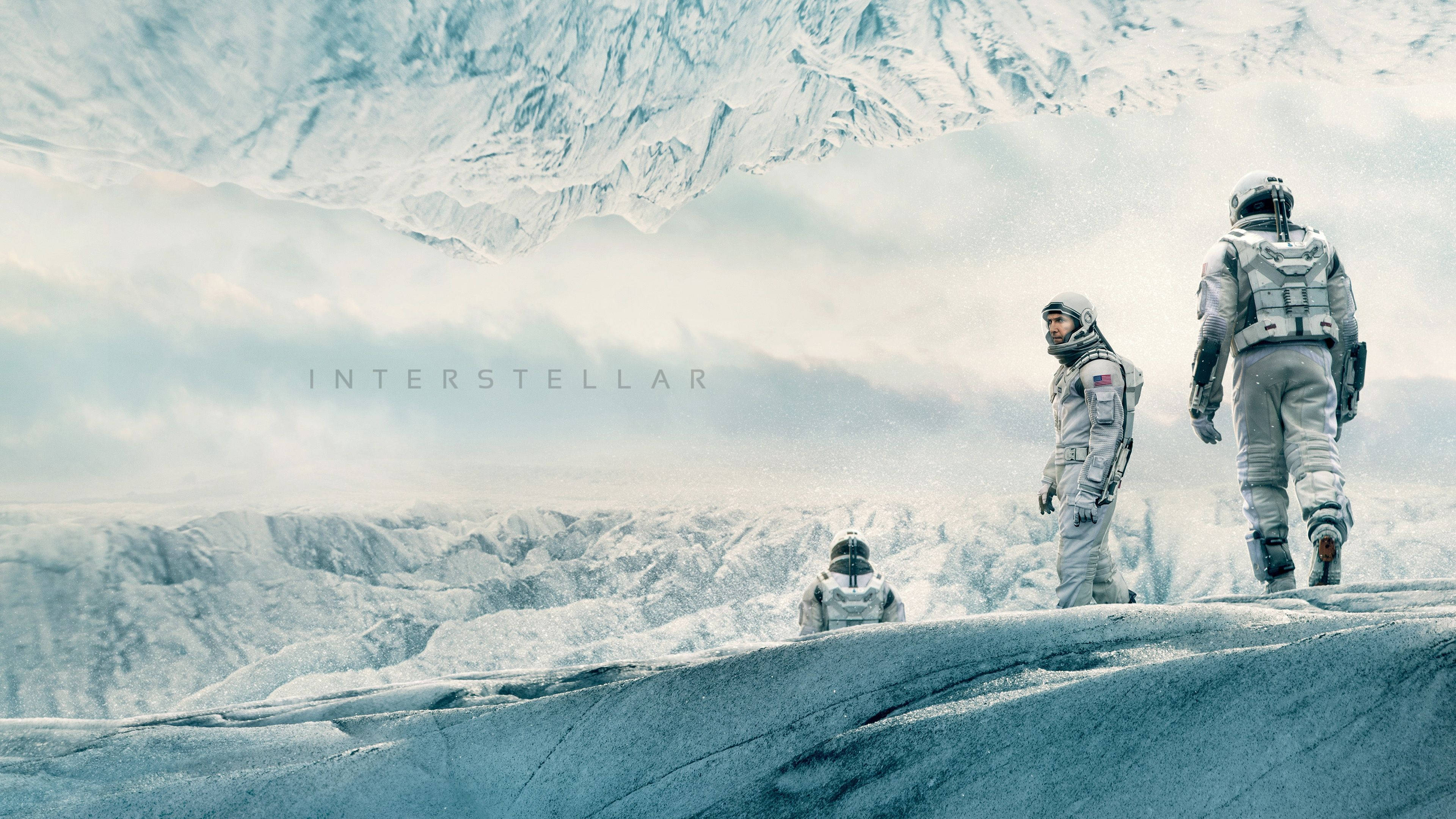 Interstellar, ice, astronauts, 4K Desktop Wallpaper