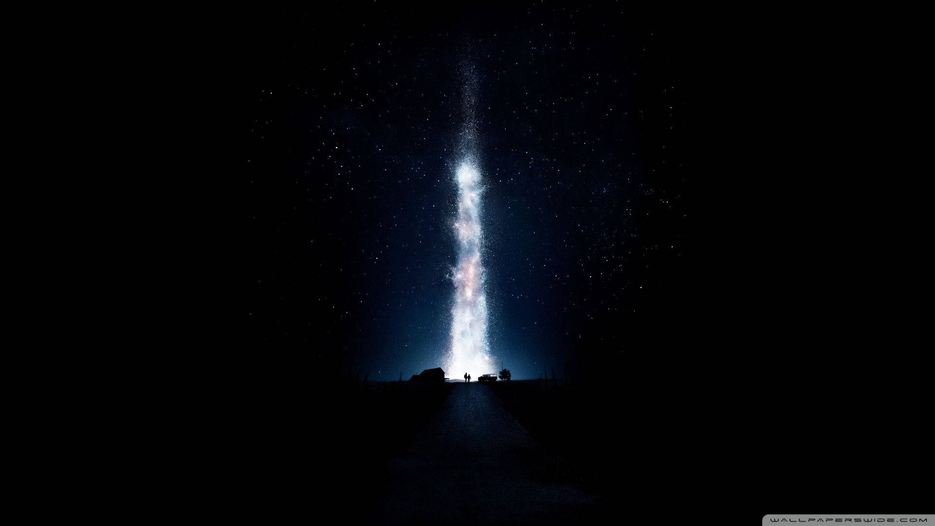 Interstellar, star explosion, night, Full HD Desktop Wallpaper