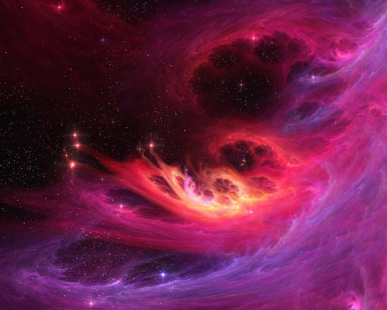 Interstellar, cloud, cosmic nebula, HD Desktop Wallpaper
