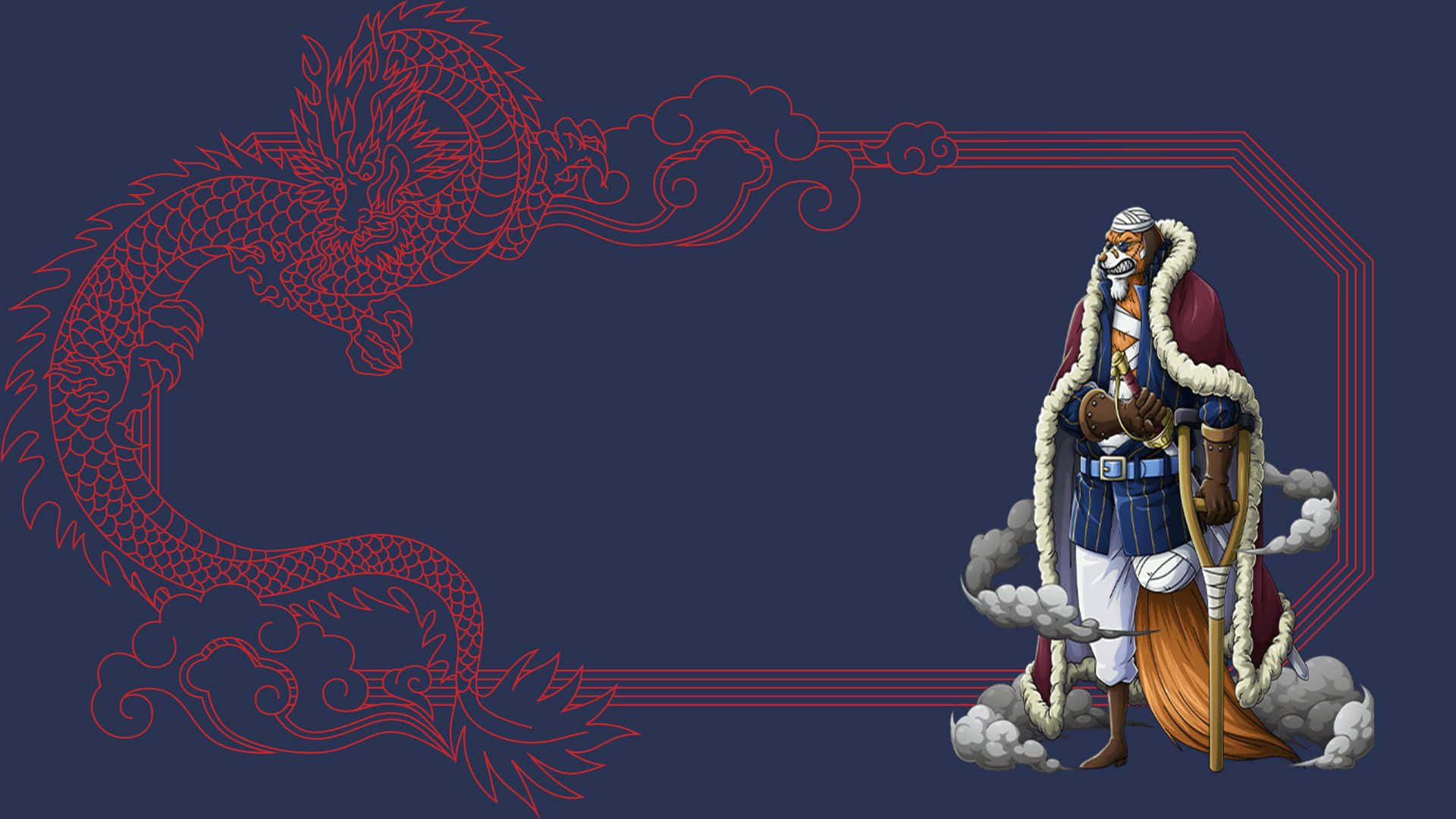 Inuarashi, anime character, clouds, Full HD Desktop Wallpaper