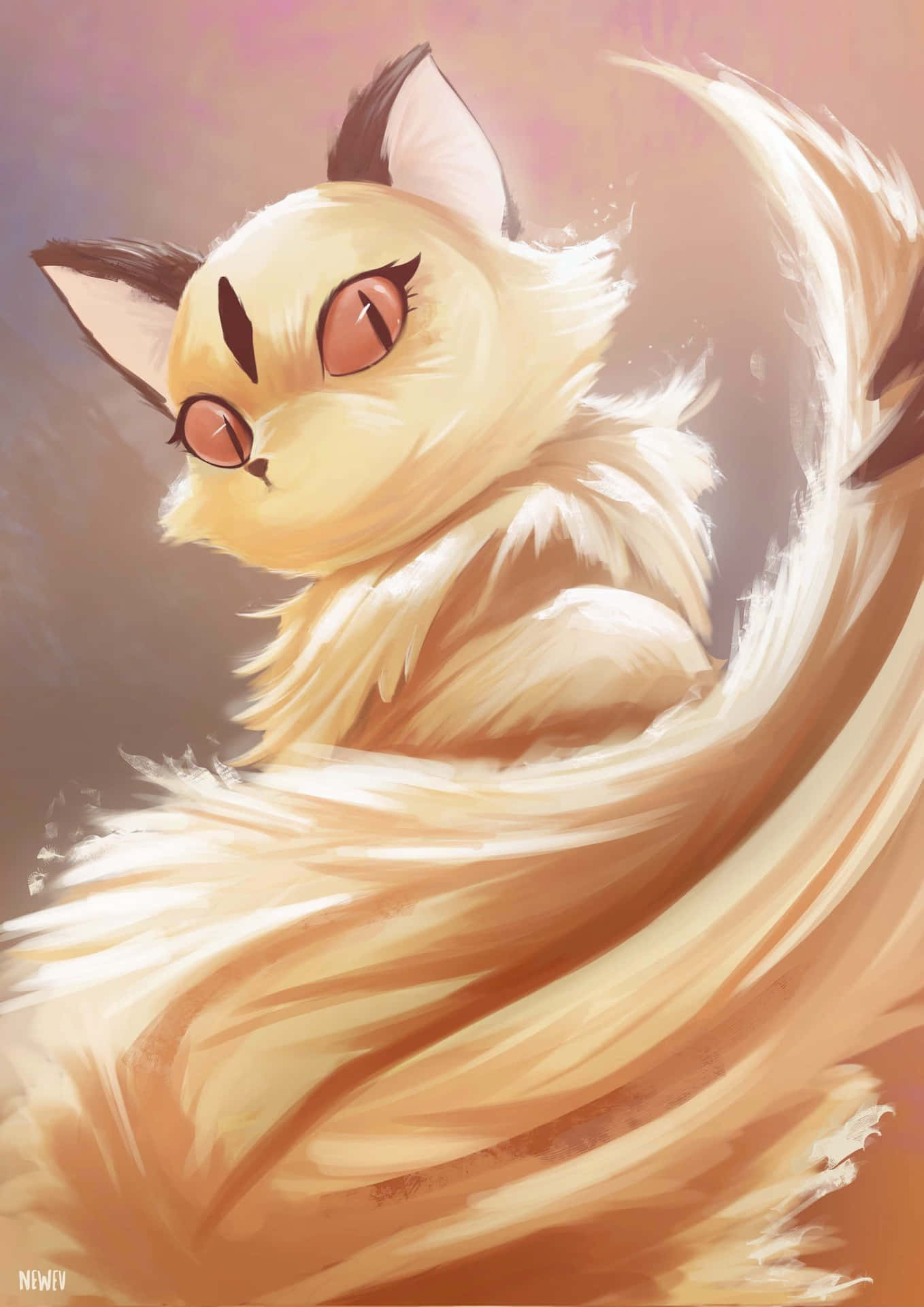 Kirara, Inuyasha, anime art, Full HD Phone Wallpaper