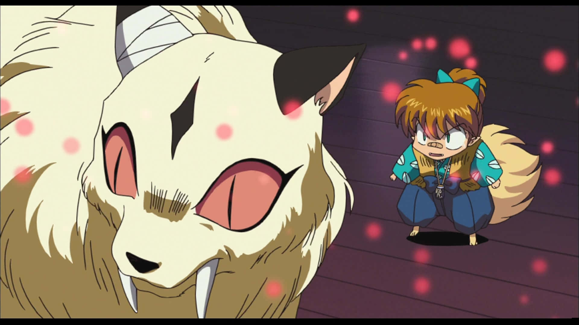 Inuyasha, Kirara, fox demon, Full HD Desktop Wallpaper