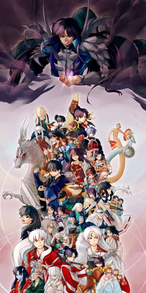 Inuyasha, glowing orb, fantasy beings, SD Phone Wallpaper