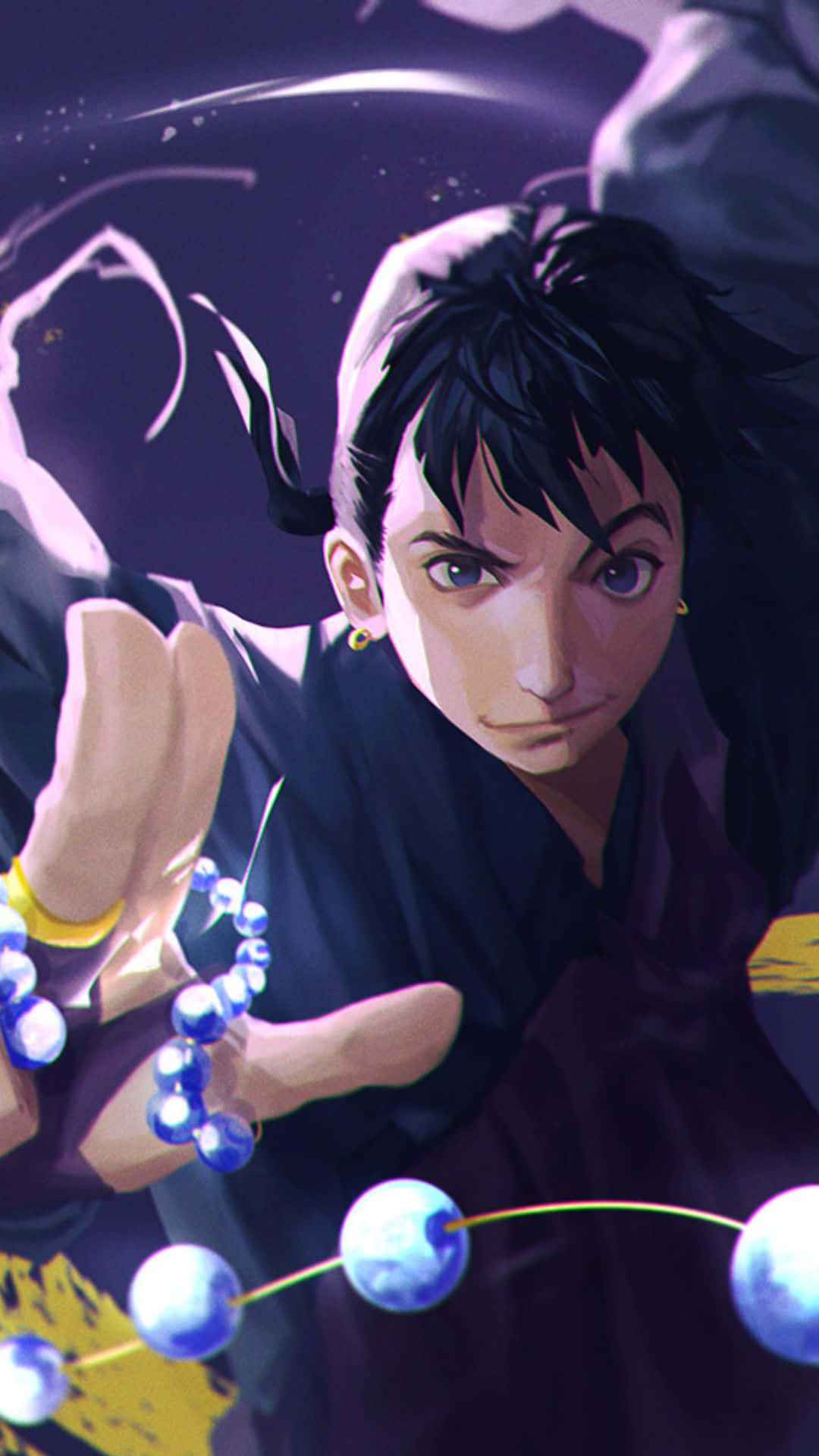Miroku, wise monk, staff, Full HD Phone Wallpaper