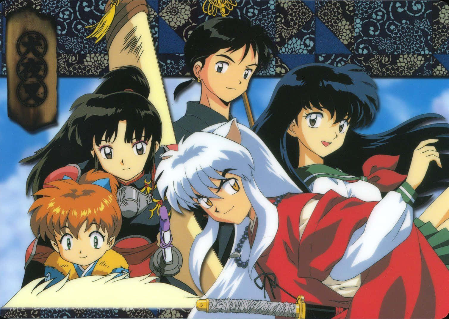 Inuyasha, Miroku, battle-ready stance, HD Desktop Wallpaper