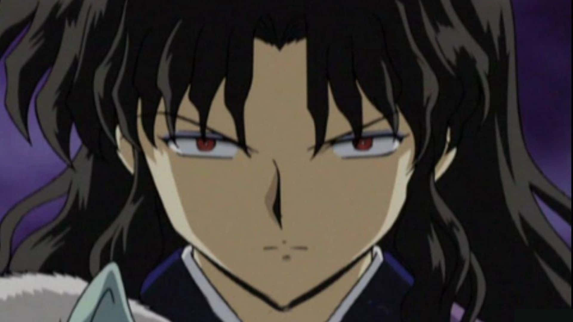 Naraku, anime character, long dark hair, Full HD Desktop Wallpaper