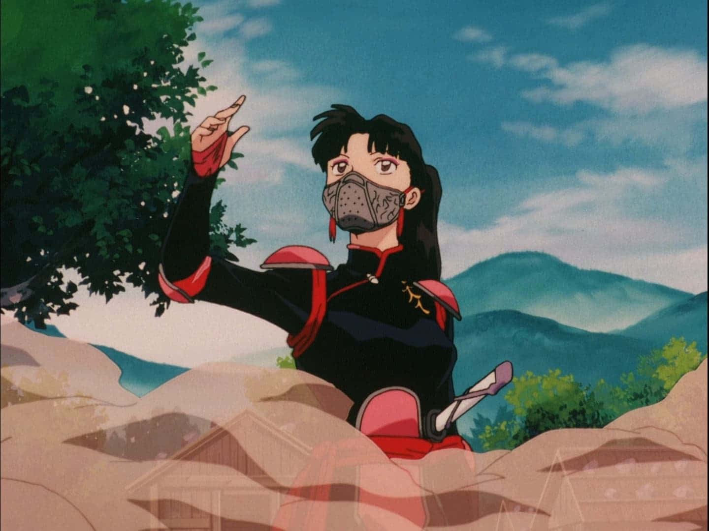 Inuyasha, Sango, animated scene, HD Desktop Wallpaper