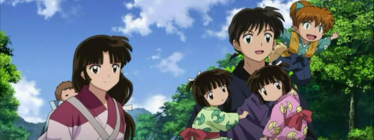 Inuyasha, group, outdoors, HD Desktop Wallpaper