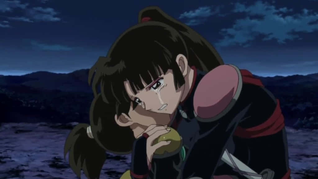 Inuyasha, Sango, crying anime girl, SD Desktop Wallpaper