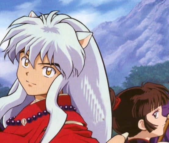 Inuyasha, Sango, silver hair, SD Desktop Wallpaper