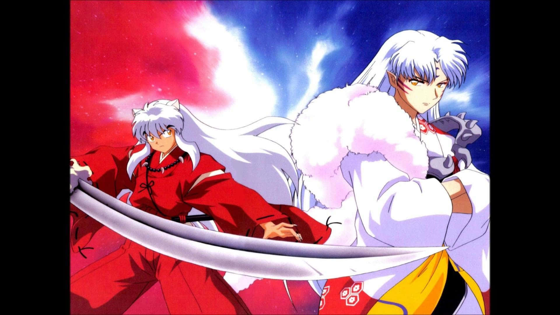 Inuyasha, Sesshomaru, white hair, Full HD Desktop Wallpaper