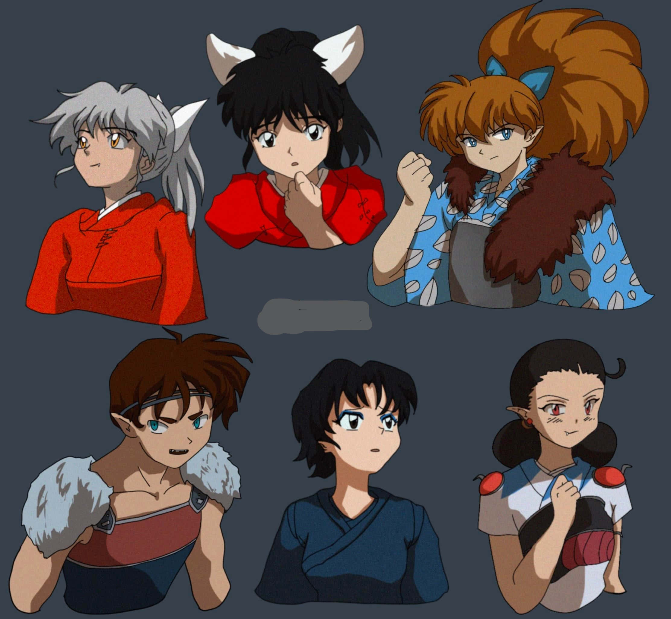 Inuyasha, Shippo, anime characters, Full HD Desktop Wallpaper