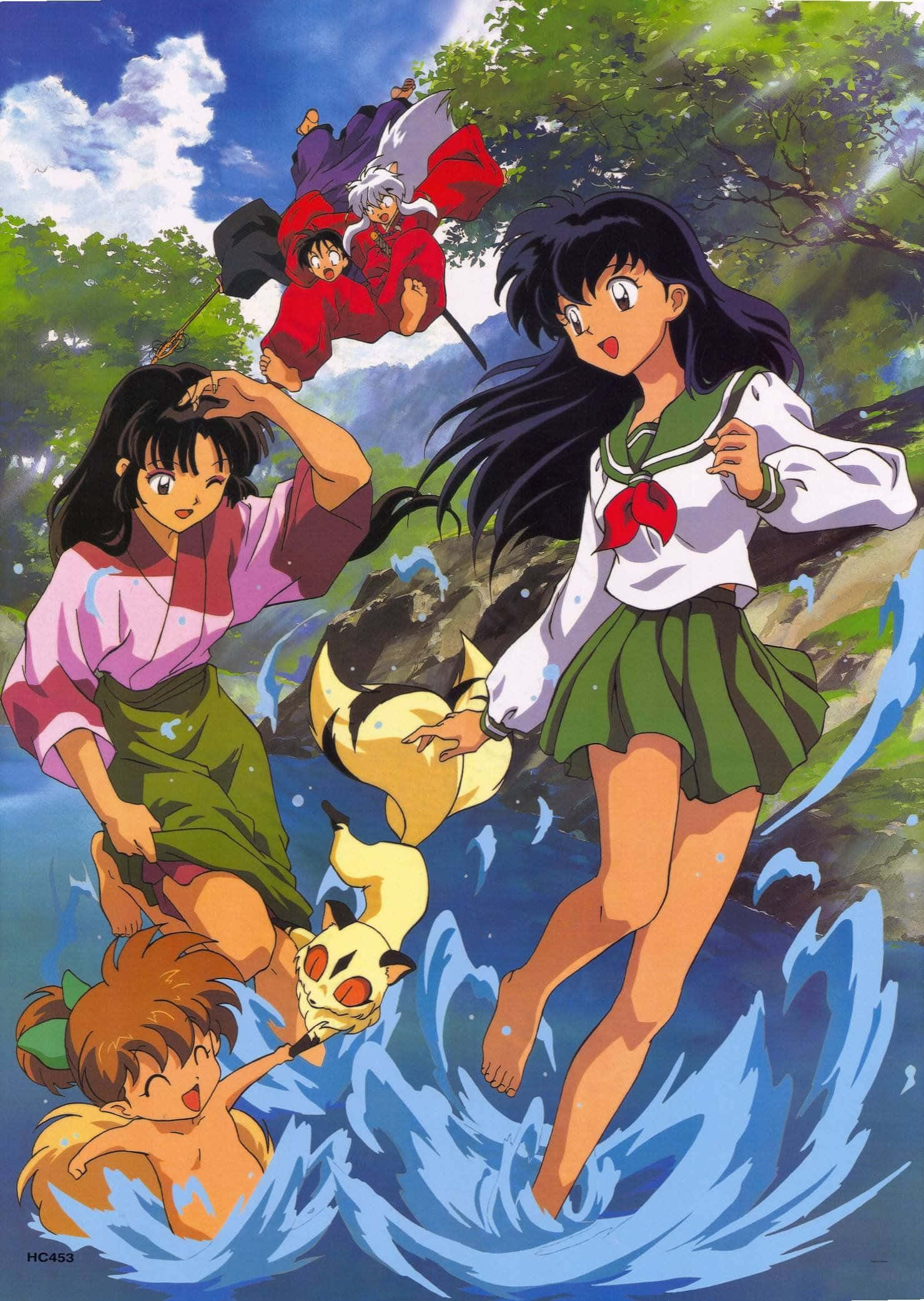 Inuyasha, Shippo, epic pose, Full HD Phone Wallpaper