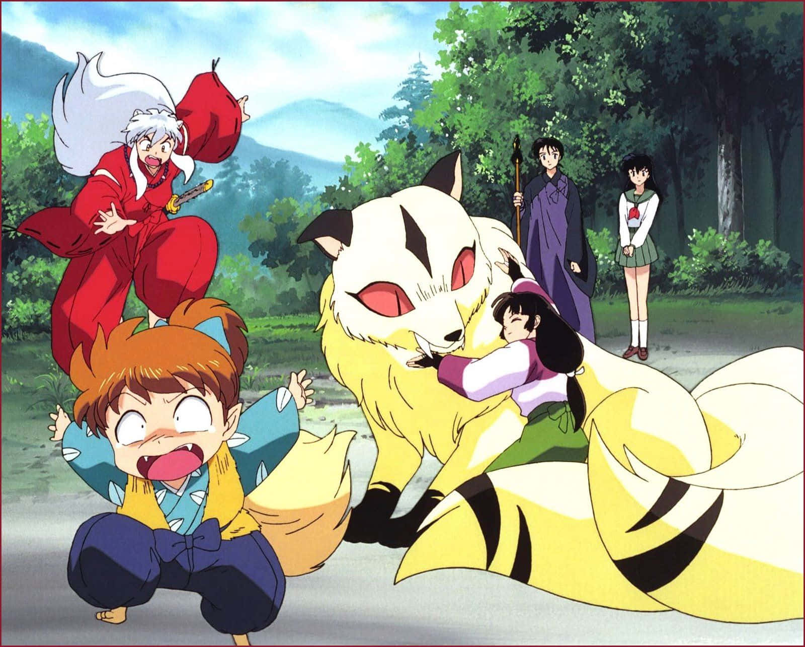 Inuyasha, Shippo, fox spirit, HD Desktop Wallpaper