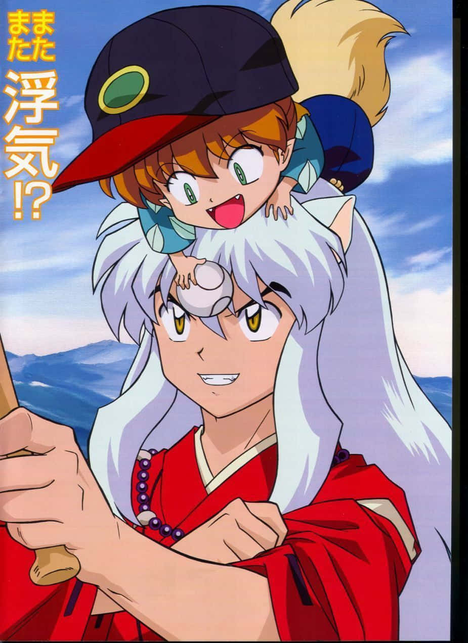 Inuyasha, Shippo, orange hair, SD Phone Wallpaper