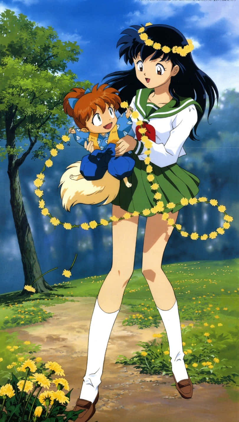 Inuyasha, Shippo, green school uniform, HD Phone Wallpaper