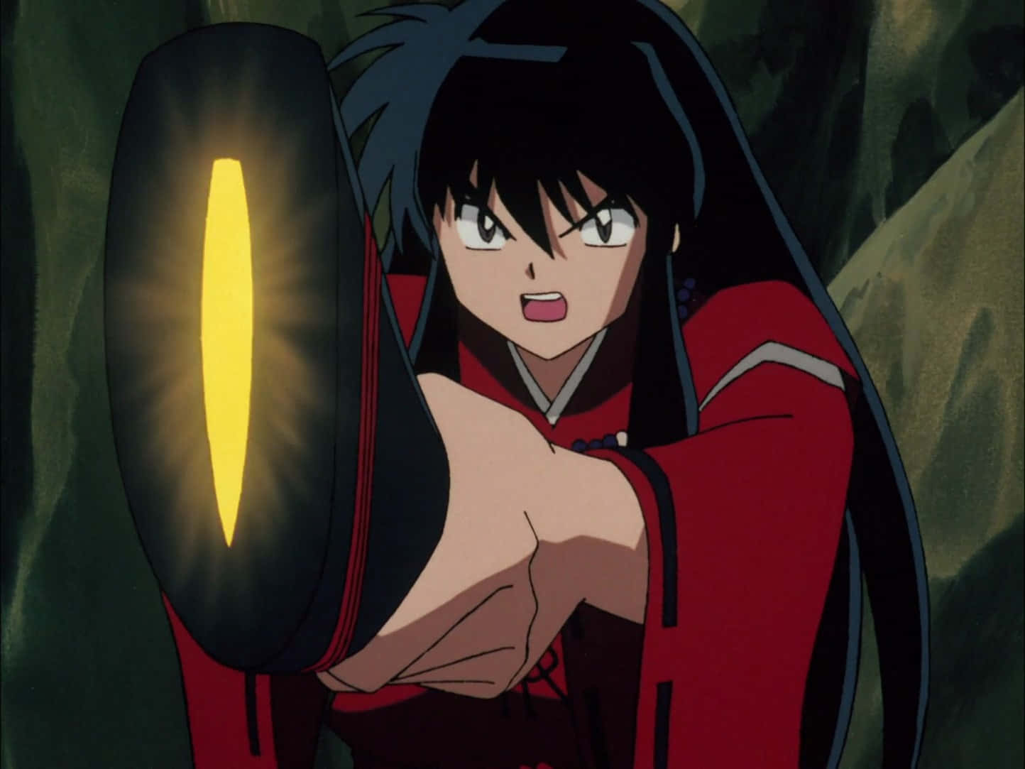 Inuyasha, Tessaiga, red armor, HD Desktop Wallpaper