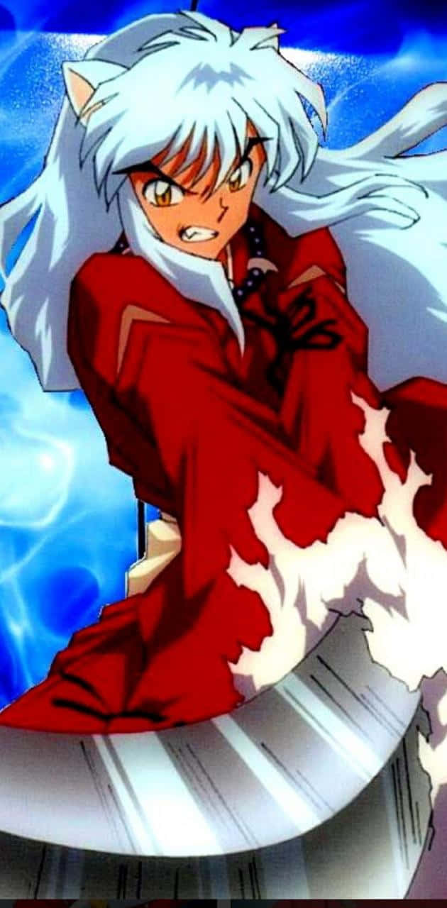 Inuyasha, Tessaiga, white hair, HD Phone Wallpaper