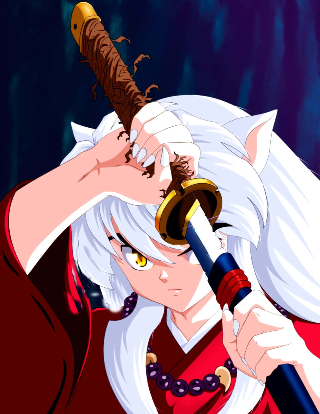 Inuyasha, Tessaiga, katana, HD Phone Wallpaper