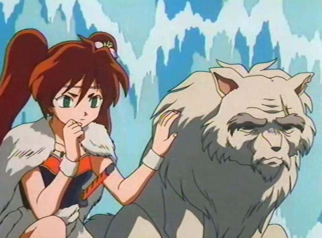 Inuyasha, Ayame, red pigtails, SD Desktop Wallpaper