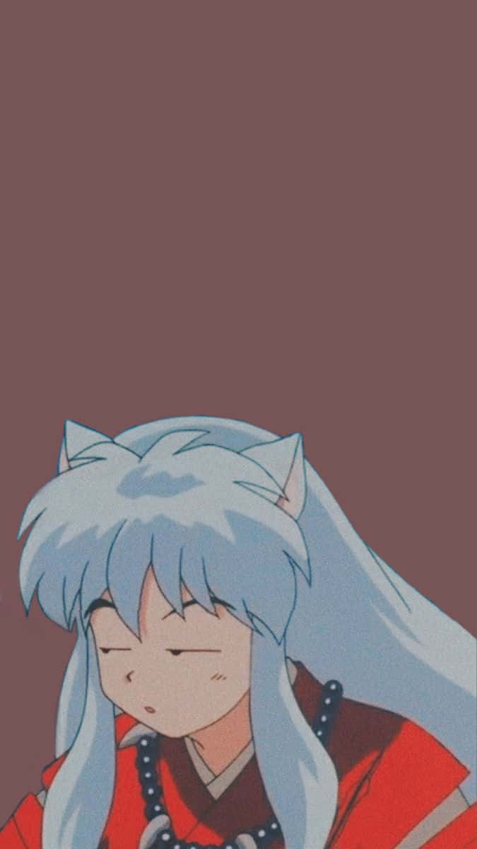 Inuyasha, iPhone, silver hair, SD Phone Wallpaper