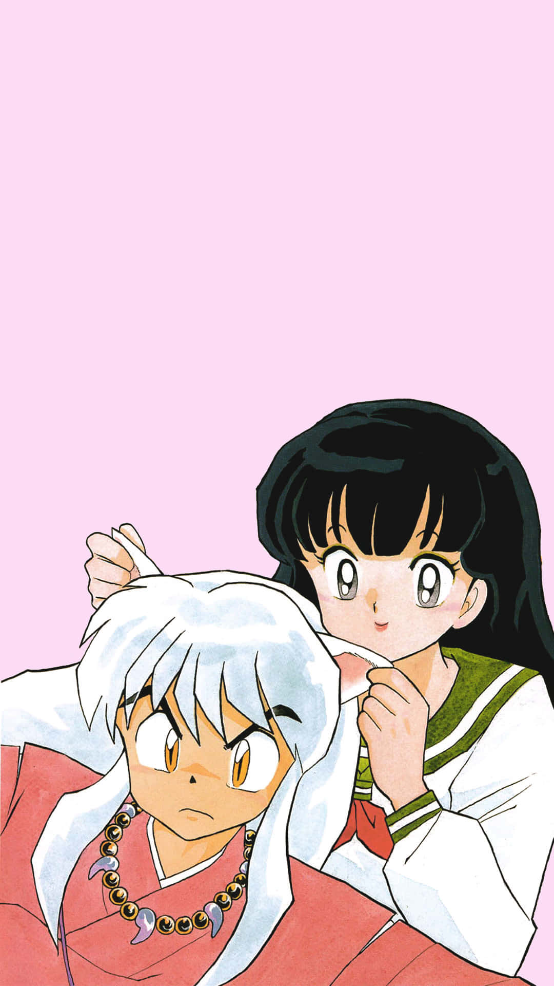 Inuyasha, anime girl, school uniform, Full HD Phone Wallpaper