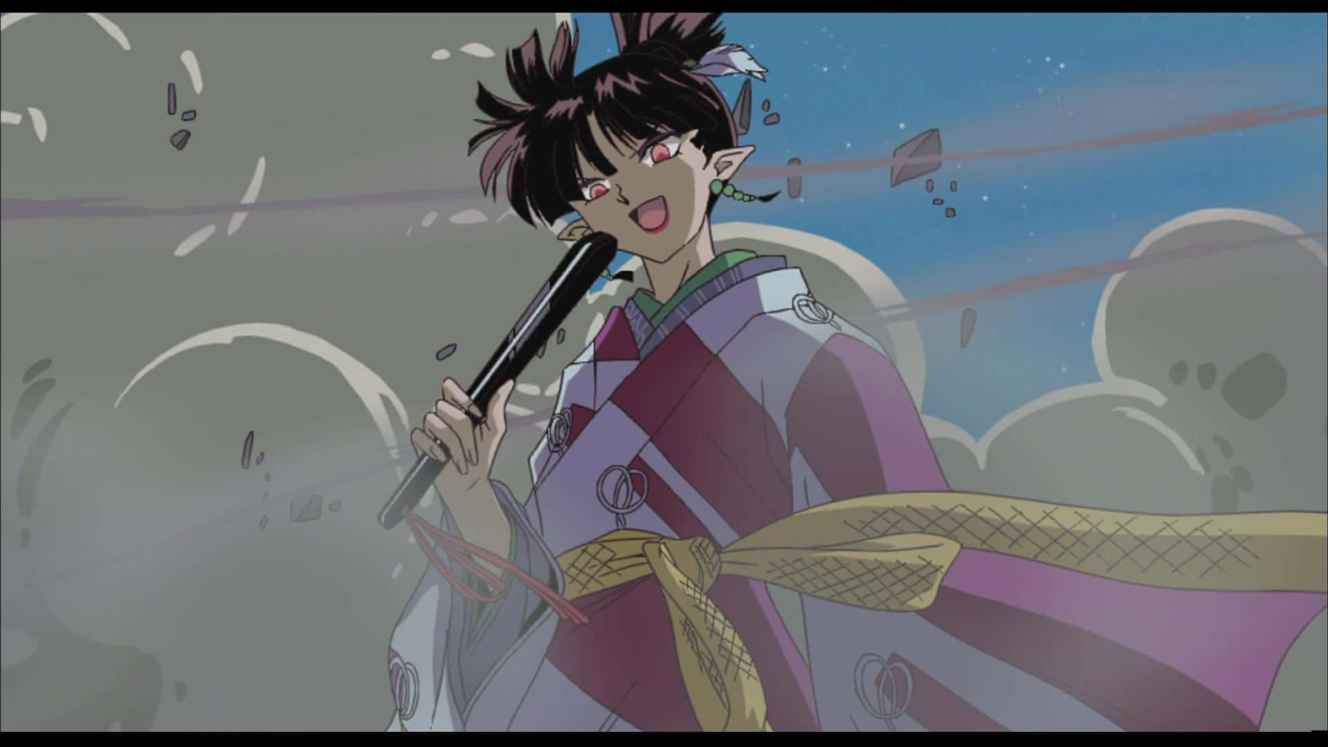 Inuyasha, Kagura, spiky hair, Full HD Desktop Wallpaper