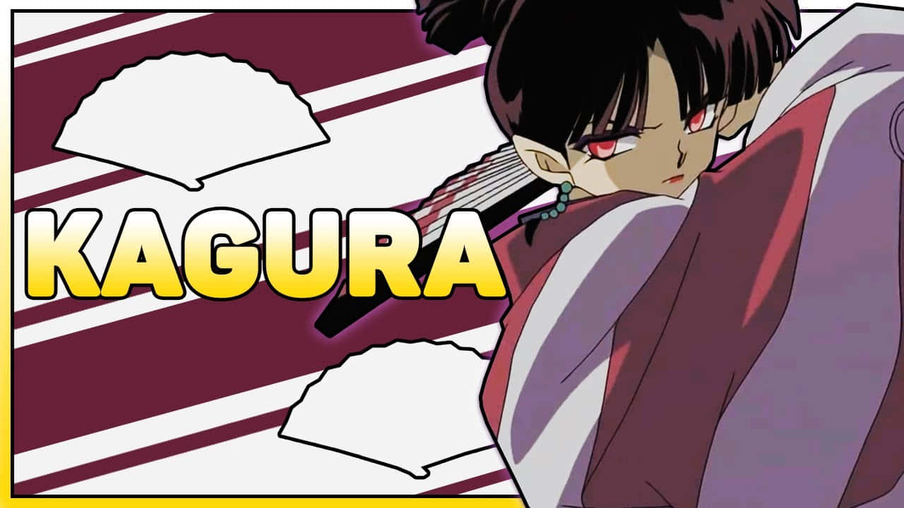 Kagura, Inuyasha, red eyes, HD Desktop Wallpaper