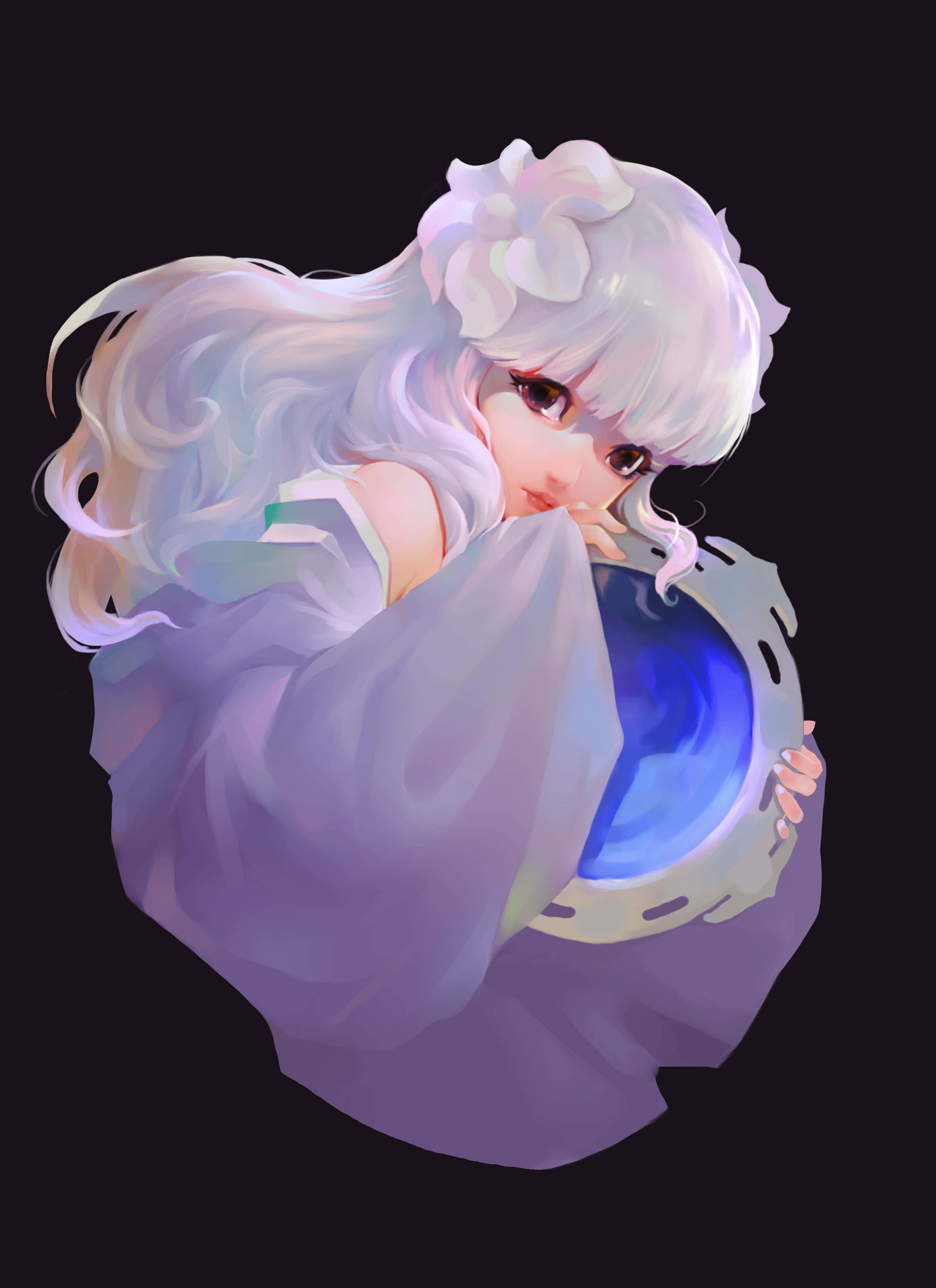 Inuyasha, Kanna, mirror demon, 4K Phone Wallpaper