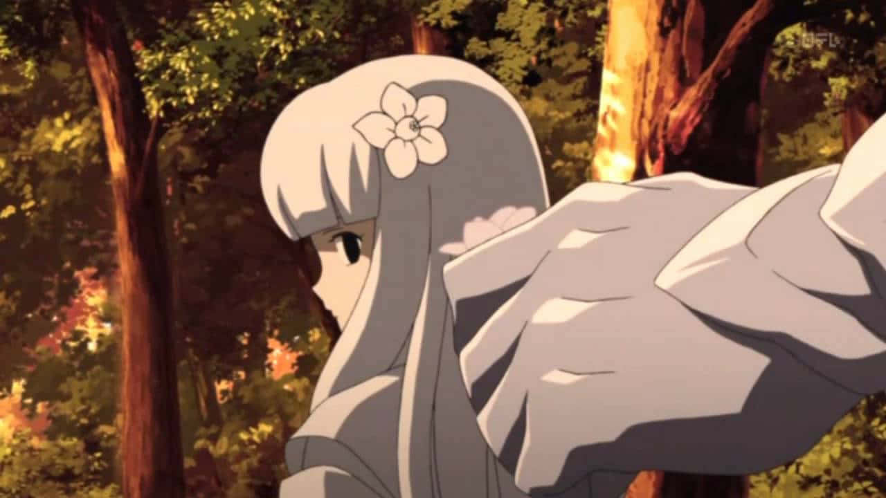 Inuyasha, Kanna, white hair, HD Desktop Wallpaper