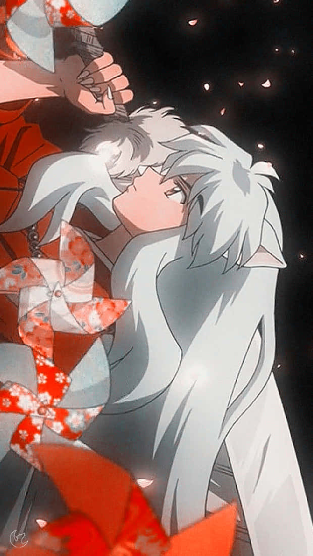 Inuyasha, iPhone, starry night sky, SD Phone Wallpaper