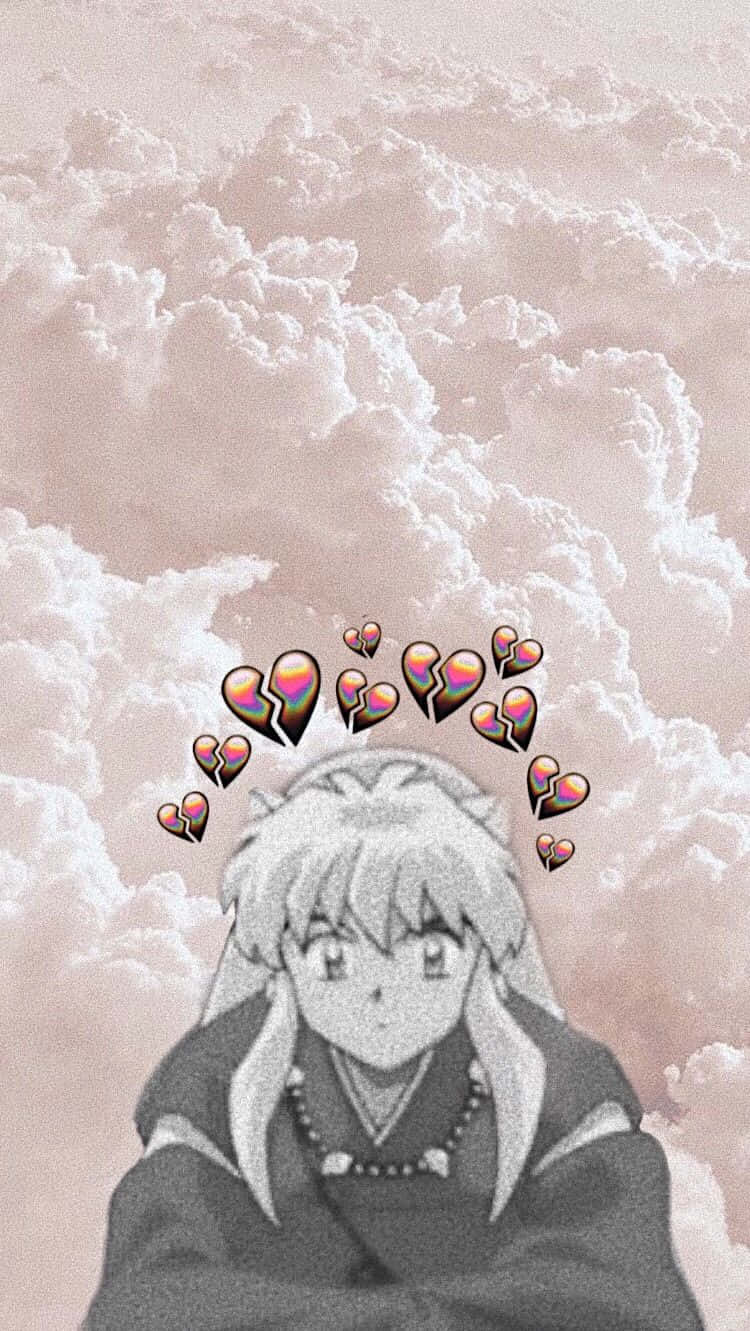 Inuyasha, Rin, monochrome anime girl, HD Phone Wallpaper