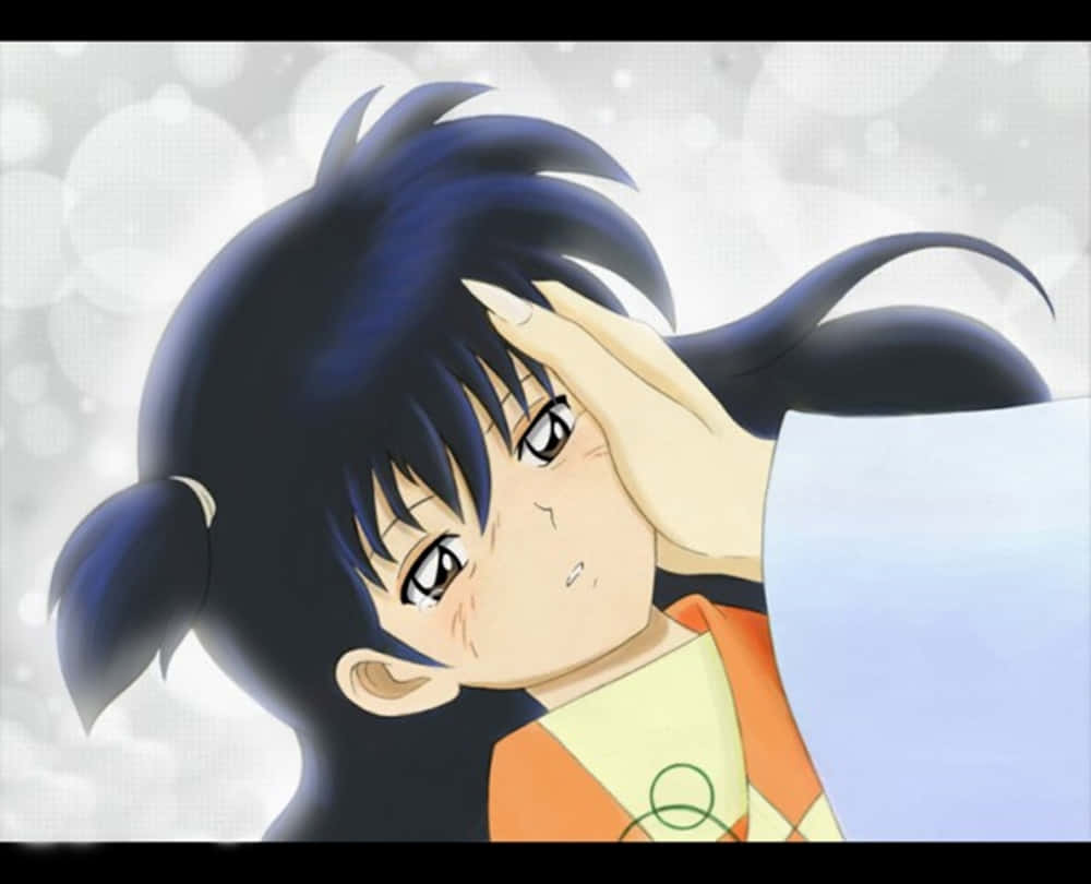 Inuyasha, Rin, serene forest setting, SD Desktop Wallpaper