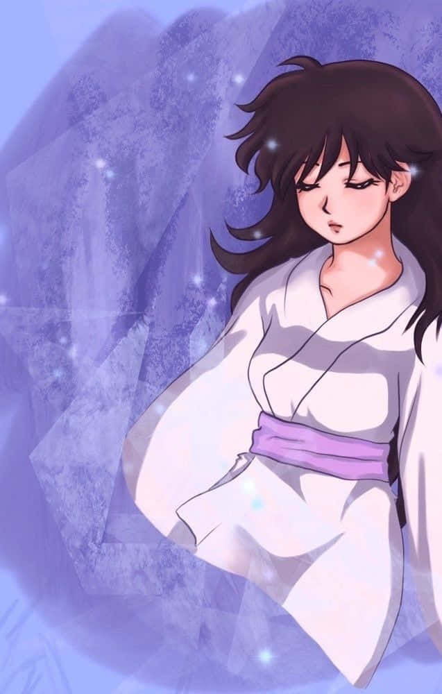 Inuyasha, Rin, white kimono, SD Phone Wallpaper