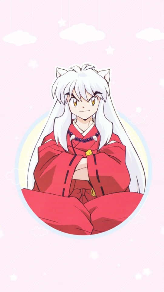Inuyasha, Rin, white hair, SD Phone Wallpaper