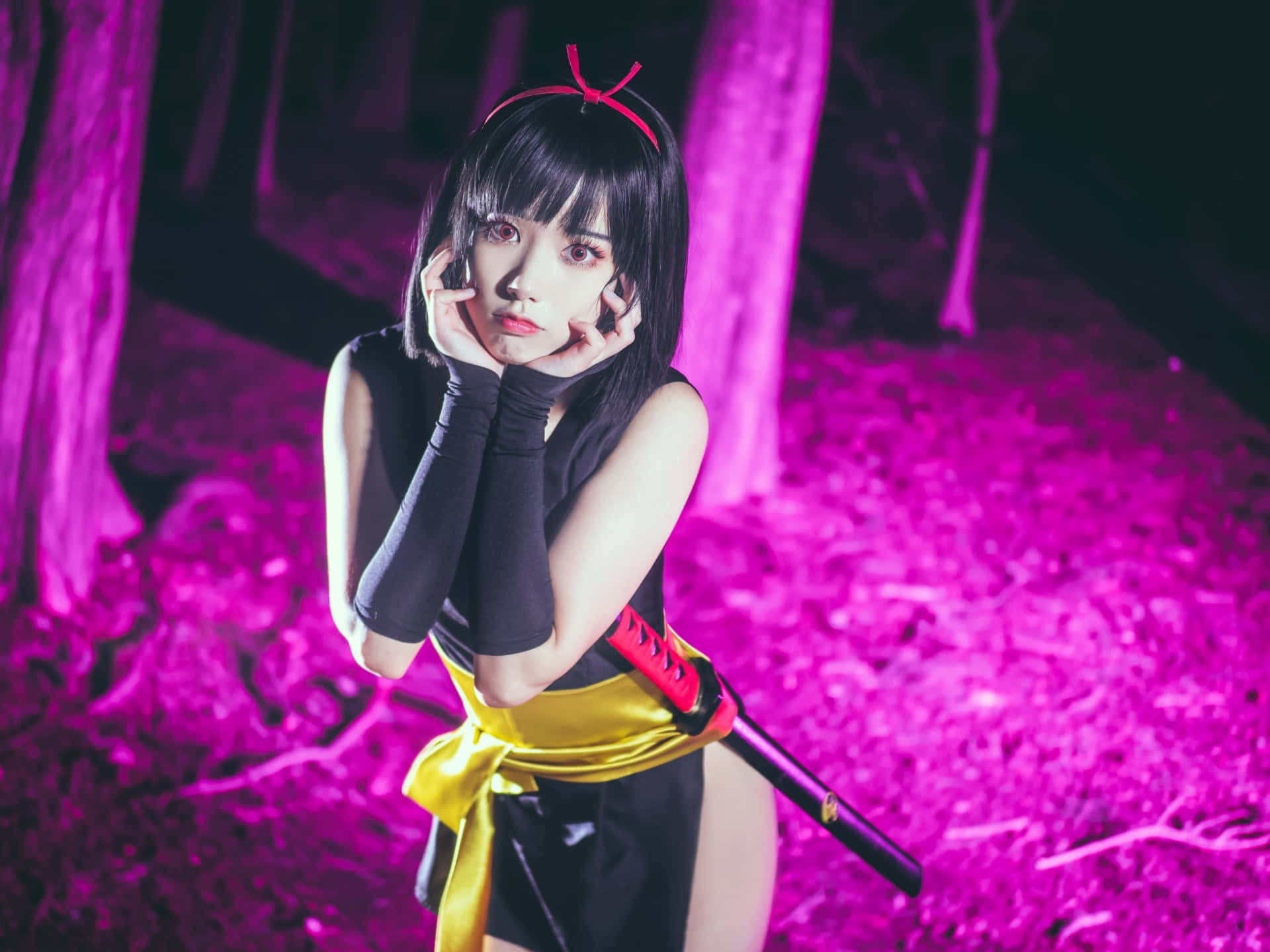 Inuyasha, Yura, ninja outfit, Full HD Desktop Wallpaper