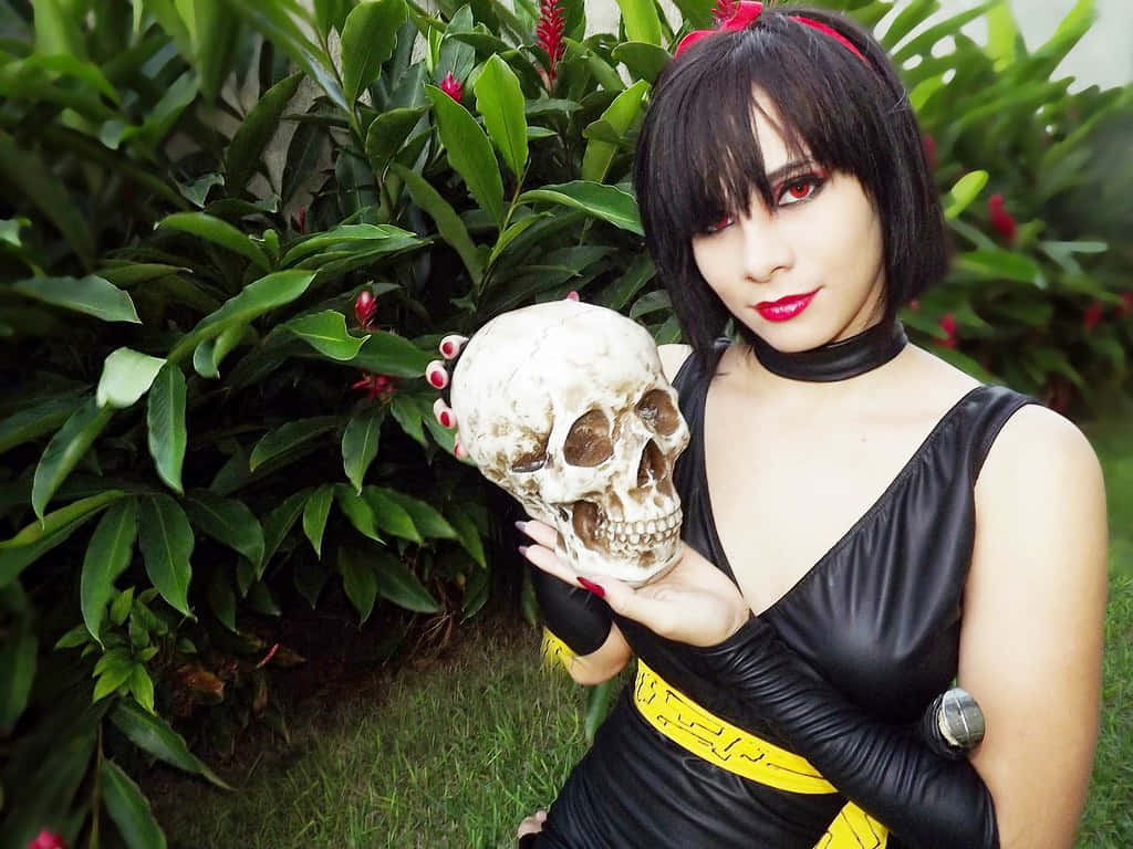 Inuyasha, Yura, black leather costume, SD Desktop Wallpaper