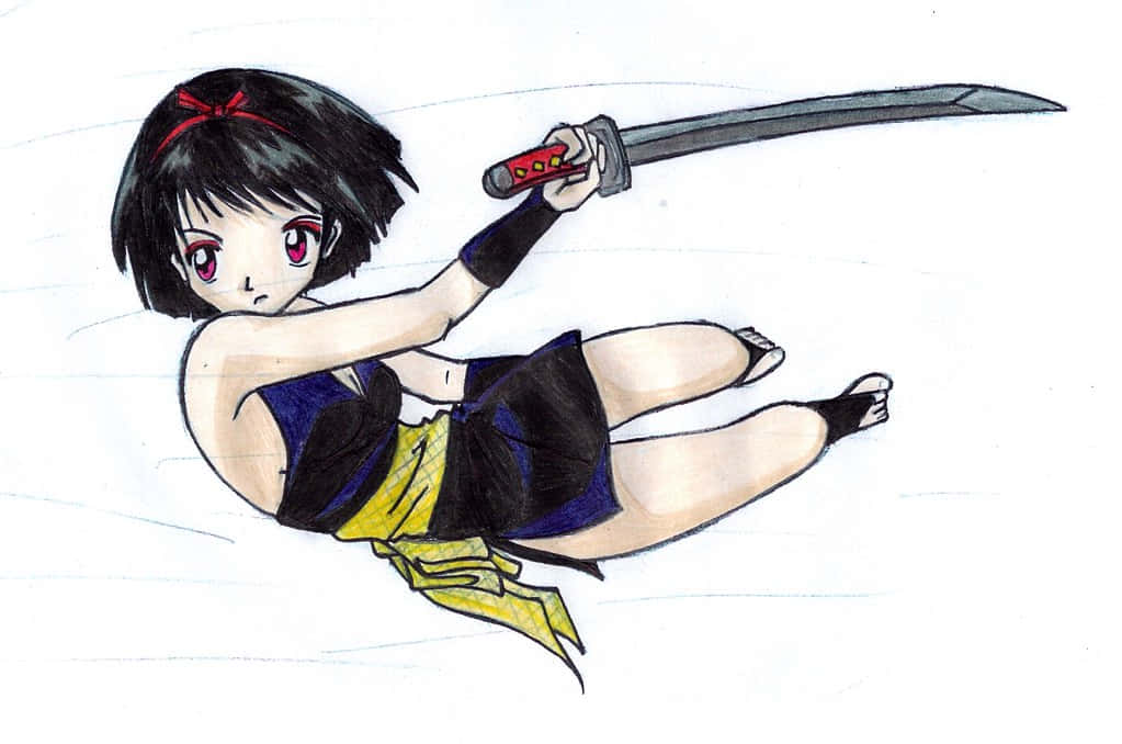 Inuyasha, Yura, chibi anime girl, SD Desktop Wallpaper