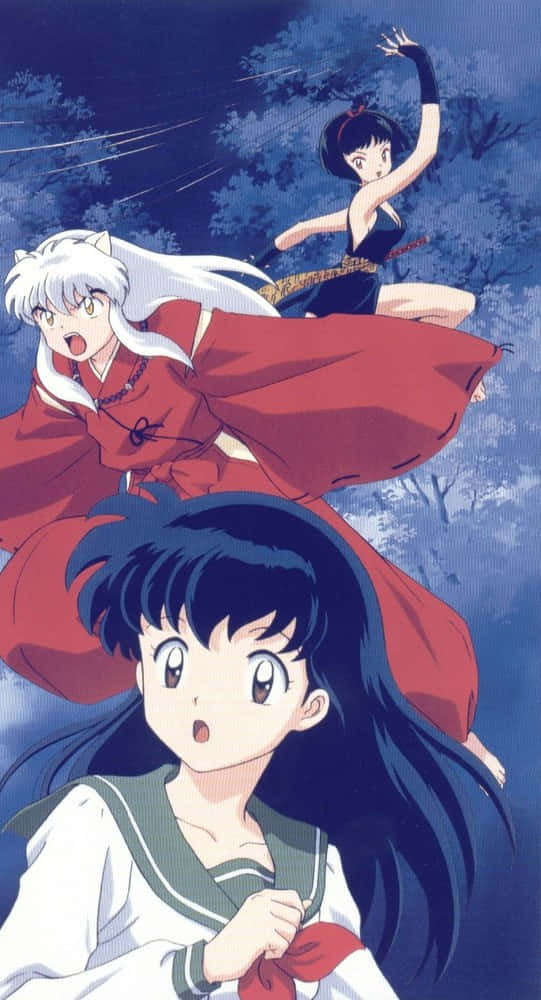 Inuyasha, Yura, feudal Japan, SD Phone Wallpaper