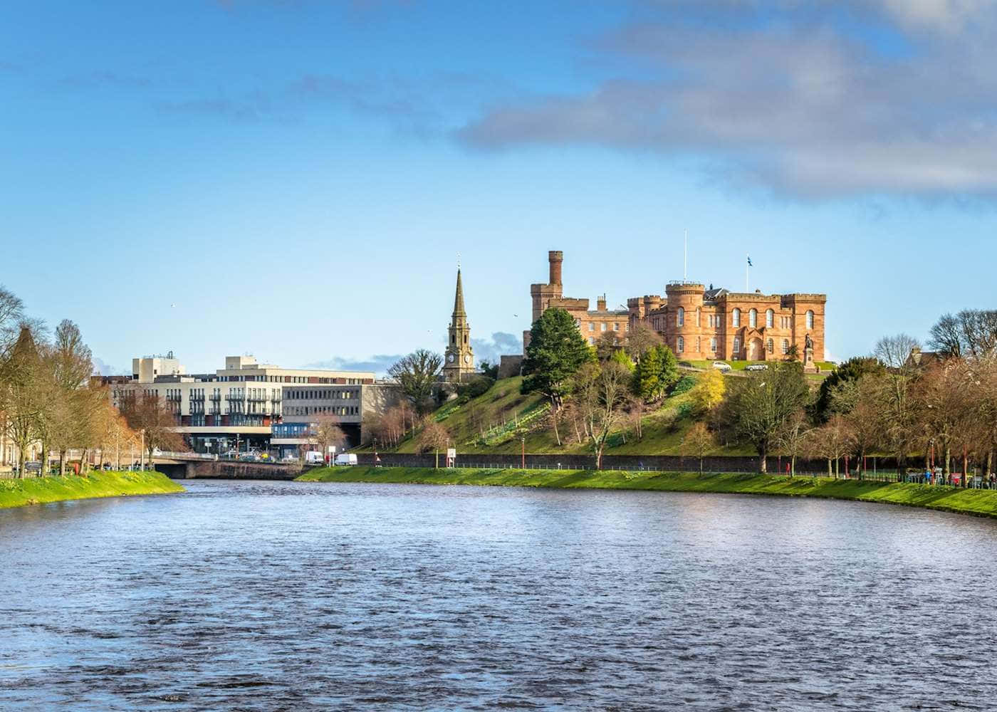 Inverness, United Kingdom, sunset, HD Desktop Wallpaper